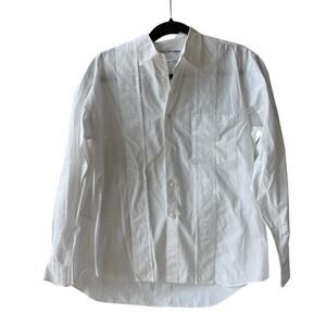 Comme des Garcons White Button Down Shirt
